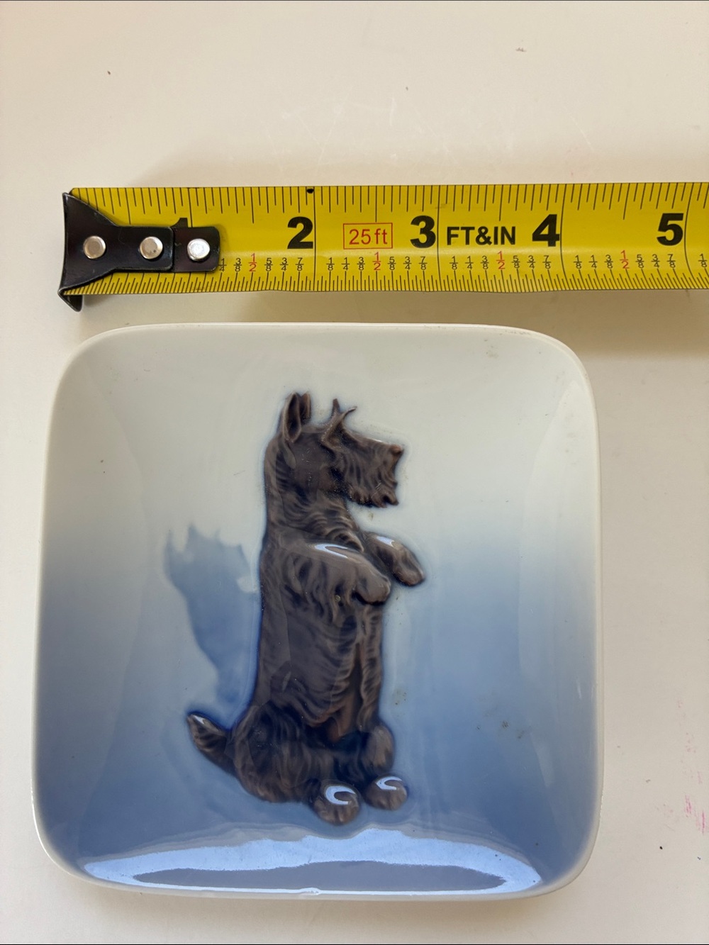 Vintage Royal Copenhagen Scottie Dog Porcelain Dish Trinket 3662 - Picture 6 of 6